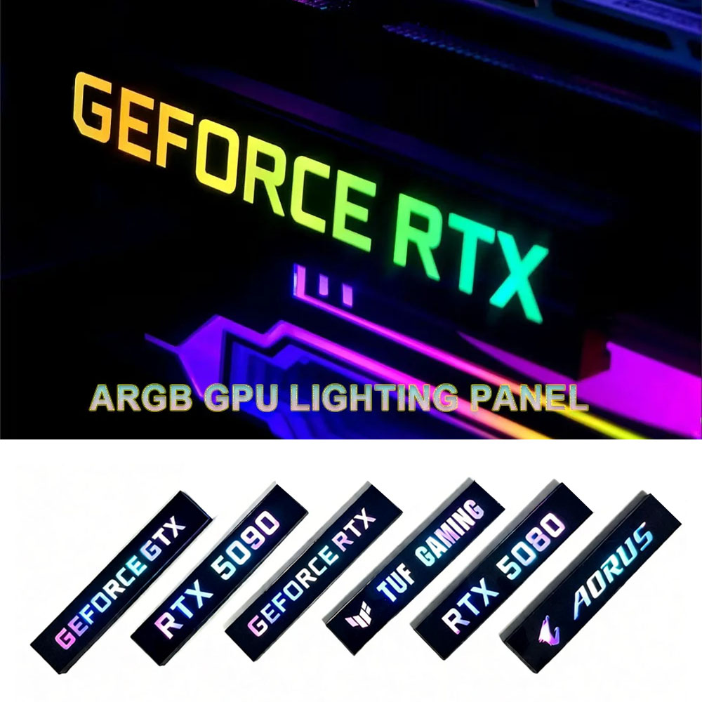 Gaming Console Cabinet - Video Card Lighting Panel For RTX