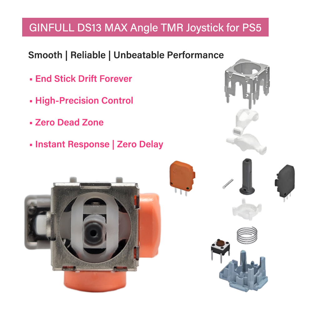 GinFull DS13 MAX Angle TMR Ele - огляд і ціна Sony Controller Dualsense Edge