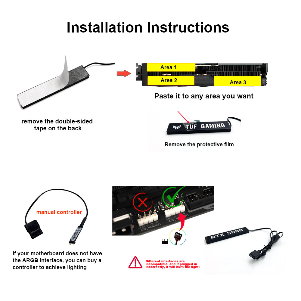 Video Card Lighting Panel For  - огляд і ціна Gaming Console Cabinet
