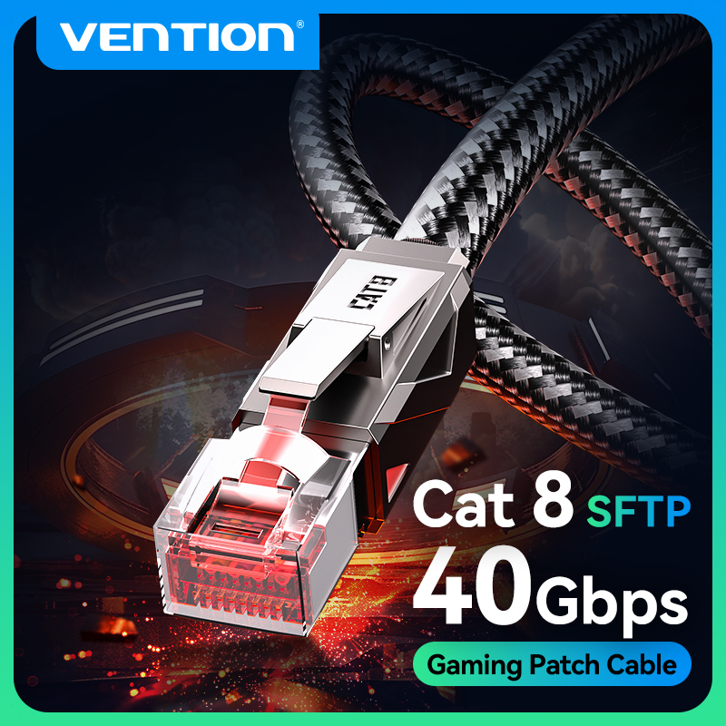 Vention Cat8 Ethernet Cable 40 - огляд і ціна Gaming Console Cabinet