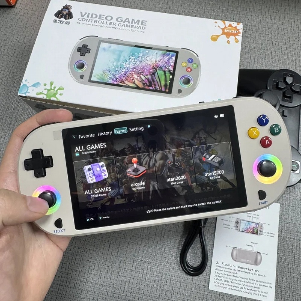 M22 Pro Retro Handheld Game Co - огляд і ціна Gaming Console Under 500