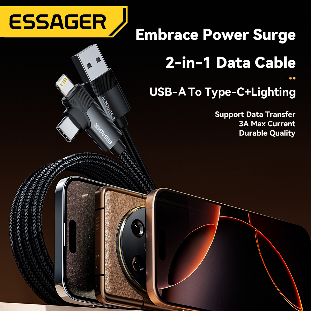 Essager 2-in-1 Right Angle Cab - огляд і ціна Gaming Console Ipad