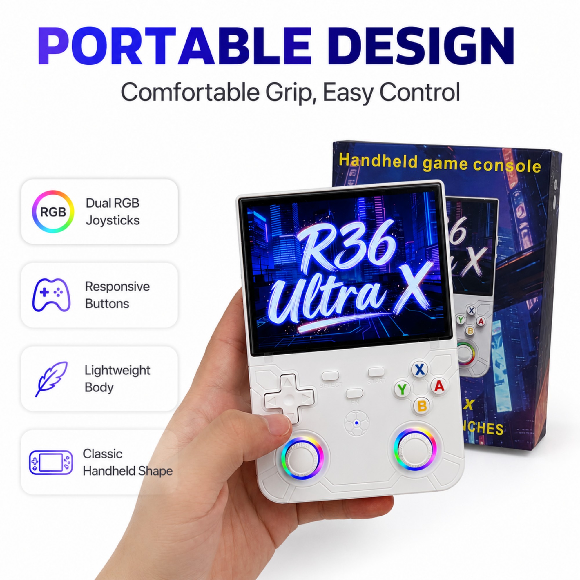 R36 Ultra X Portable Retro Gam - огляд і ціна Gaming Console R36 Ultra