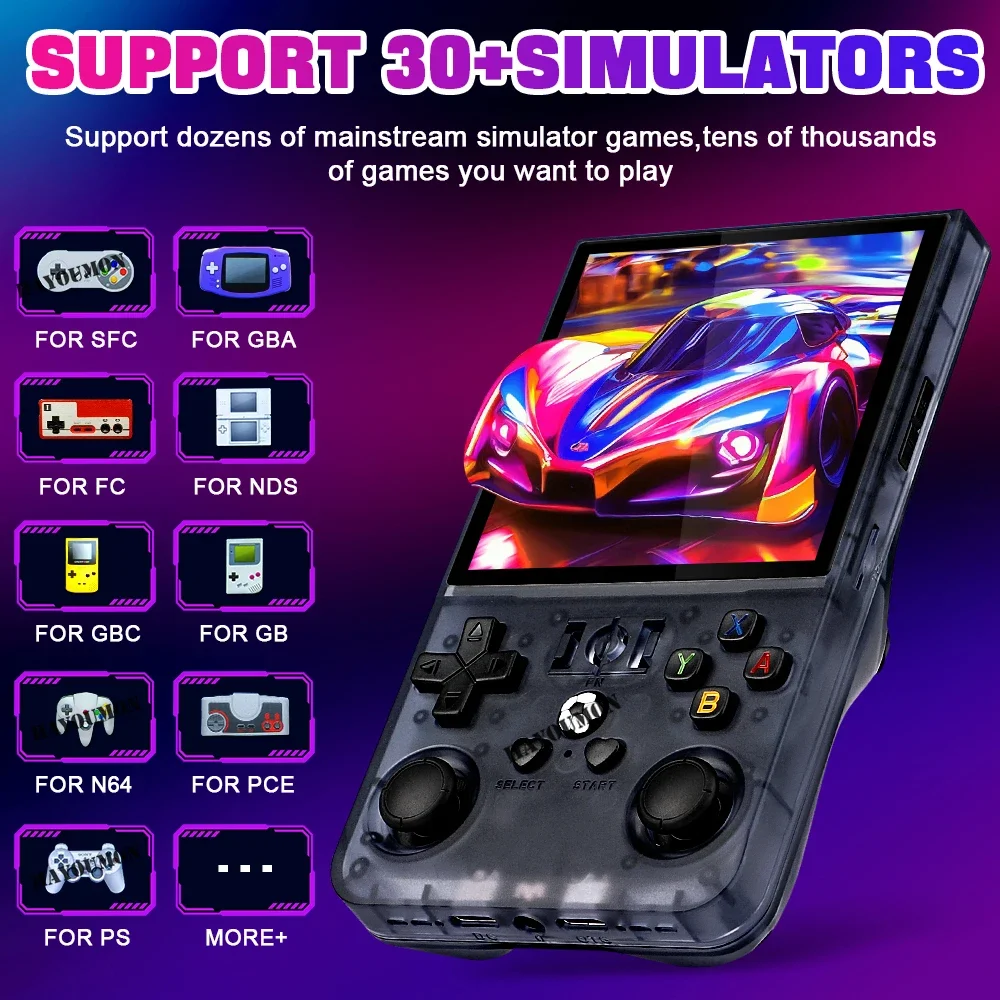 NEW R36MAX Handheld Retro Game - огляд і ціна Gaming Console Handheld Android
