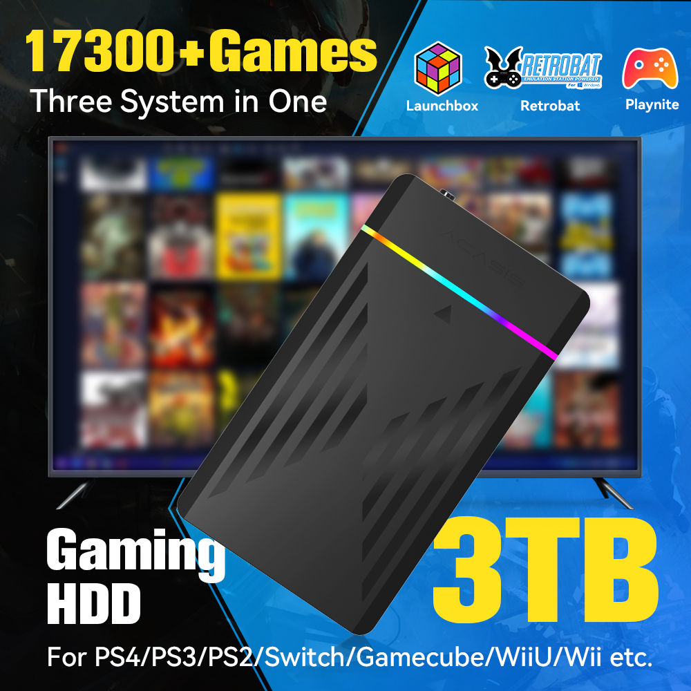 3TB Portable Gaming HDD Launch - огляд і ціна Gaming Console Chinese