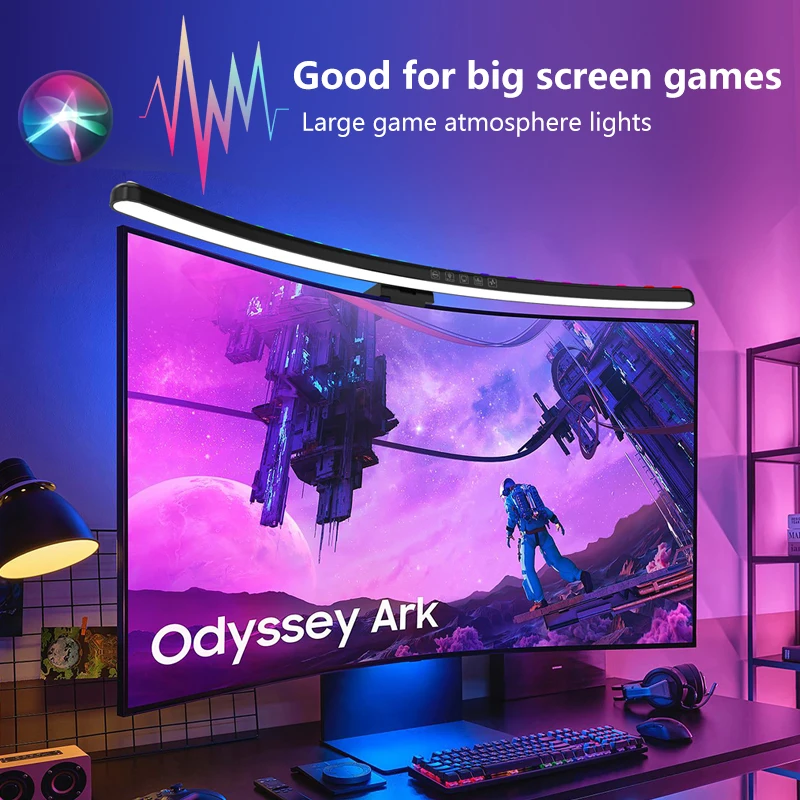 Computer Monitor Light Bar RGB - огляд і ціна Gaming Console Desk