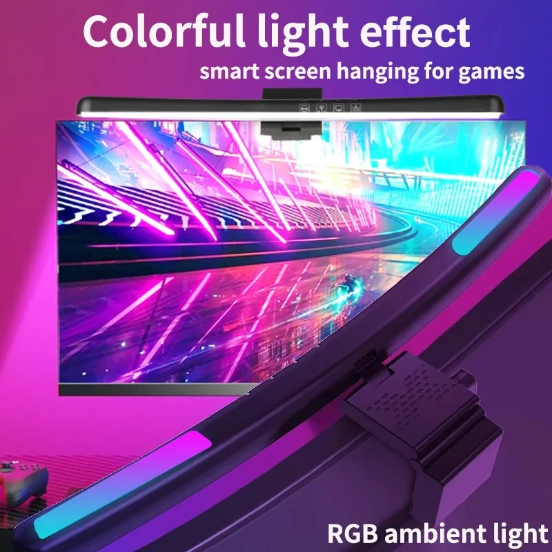 Computer Monitor Light Bar RGB - огляд і ціна Gaming Console Desk